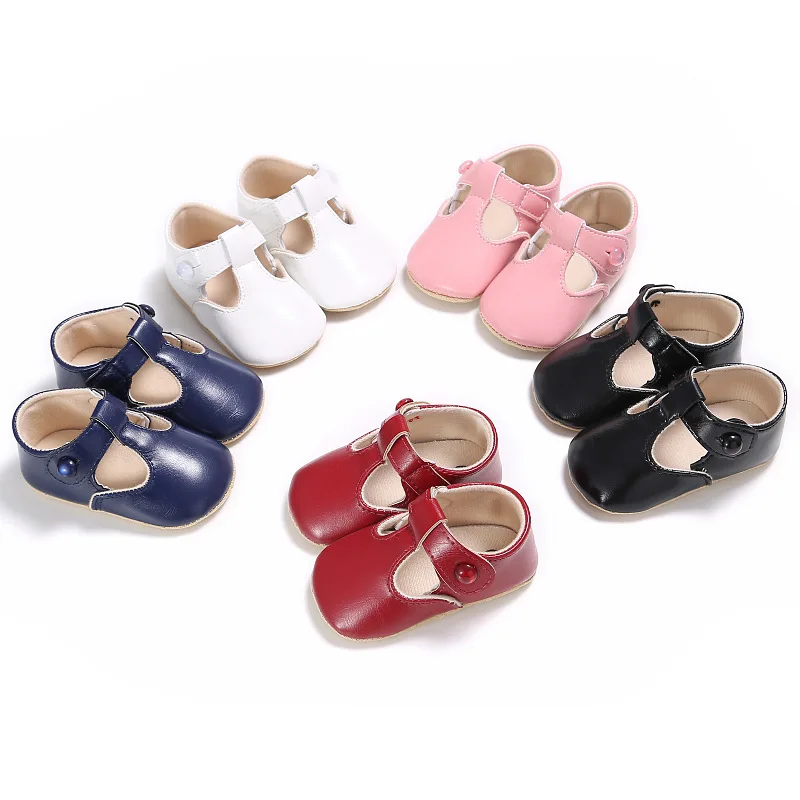 

Newly Casual Lovely Girls kids Princess Crib Shoes Leather Solid Hollow Out Butterfly-knot Hook Baby Shoes 0-18M 5 Style