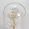 2022 LED Enchanted Galaxy Rose Eternal 24K Gold Foil Flower With Fairy String Lights In Dome For Christmas Valentine's Day Gift ► Photo 3/6