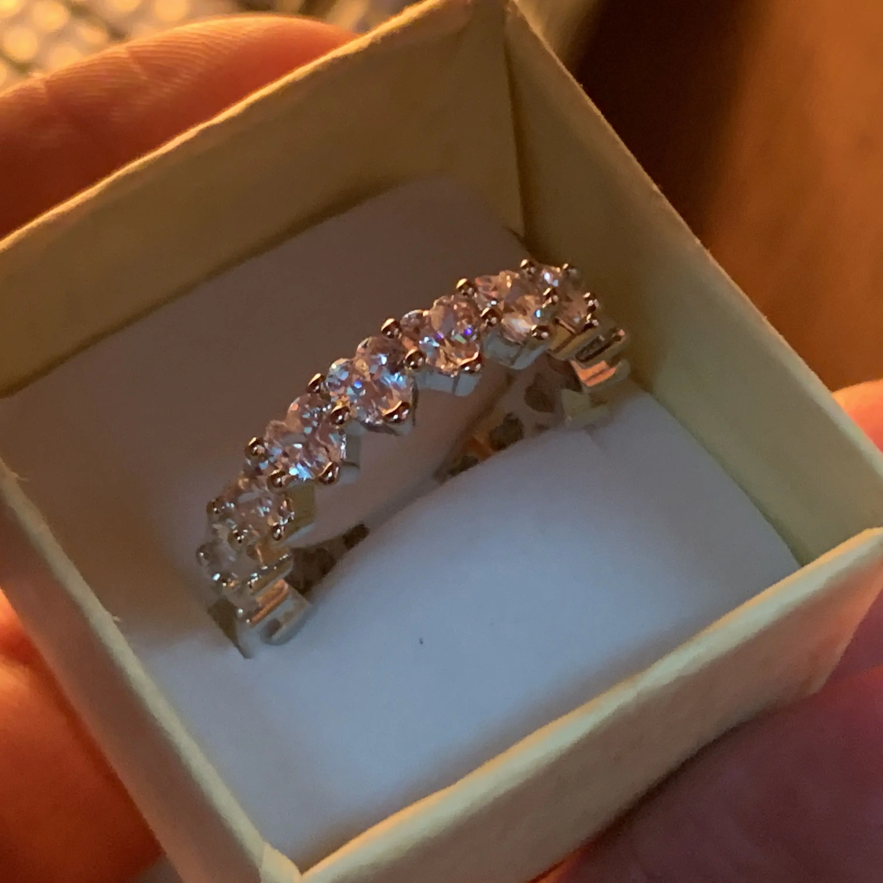 Heart Потрясающее женское кольцо, 925 пробы, Серебряное сердце и овальное, AAAAA, кубический цирконий, обручальное кольцо, кольца для женщин, свадебные украшения - Цвет основного камня: Heart