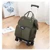Wheeled bag for travel trolley bags Women travel backpack with wheels Oxford large capacity Travel Rolling Luggage Suitcase Bag ► Photo 3/6