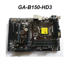 Do Gigabyte GA-B150-HD3 płyta główna pulpitu B150-HD3 LGA 1151 DDR4 rdzeń i7 i5 i3 64G SATA3 USB3.0 DVI M.2 ATX używana płyta główna