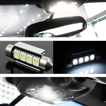 

White Bulbs LED Light For MK5 MKV Golf 2003-2009 DC 12V Lamp 13pcs Set