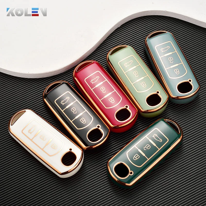 Key case cover TPU Car Remote Key Case Cover For Mazda 2 3 5 6 BL BM GJ Atenza Axela Demio CX-3 CX3 CX-5 CX5 CX7 CX-9 CX8 Keyless