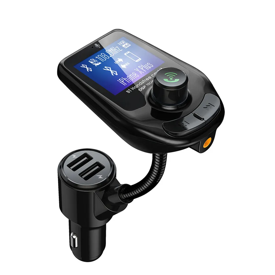 Автомобильное зарядное устройство с двумя usb-портами, bluetooth, 3,1 А, автомобильный прикуриватель, Универсальное Usb Автомобильное зарядное устройство с дисплеем напряжения автомобиля, быстрая зарядка