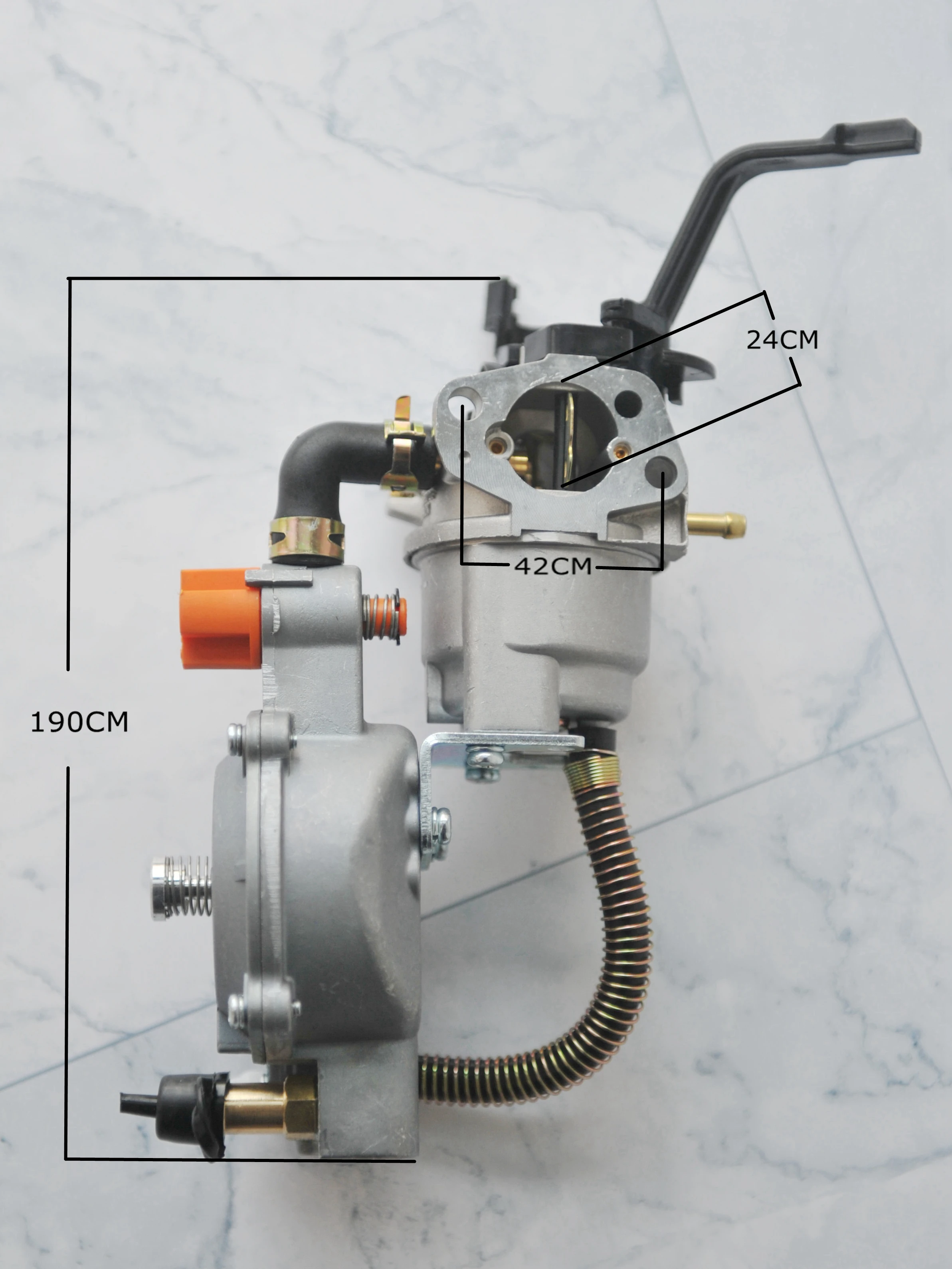 Dual Fuel Carburetor 170F Dual Fuel Carburetor for Gasoline Generator LPG NG Propane CONVERSION Hybrid 2.8KW GX200 TONCO +scarf