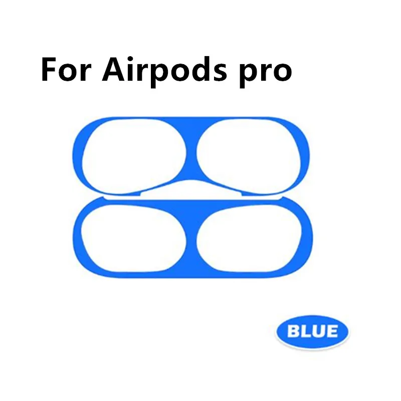 Для Airpods Pro 2 Чехол с металлической защитой от пыли беспроводные наушники защита от пыли для Air pods 2 pro 3 1 Eirpods Airpots кожа autocolantes - Цвет: For Airpods Pro