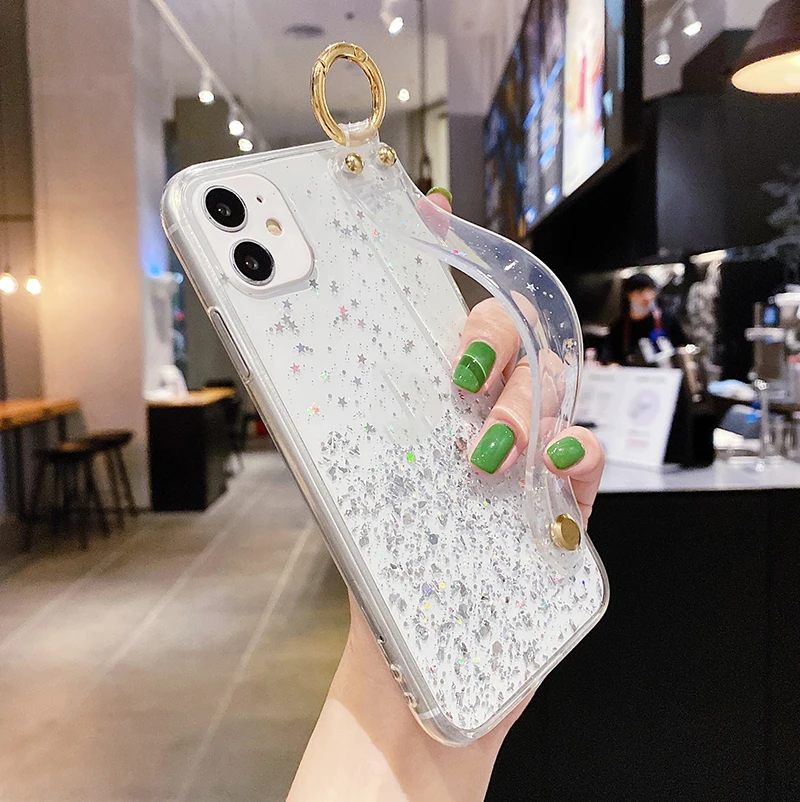 Handgelenkgurt-Hülle für Redmi Note 11 10S 10 Pro Max 9 S Hülle für Xiaomi Mi 12 11T 10T Lite poco X3 Pro NFC F3 Bling Phone_voghion.com