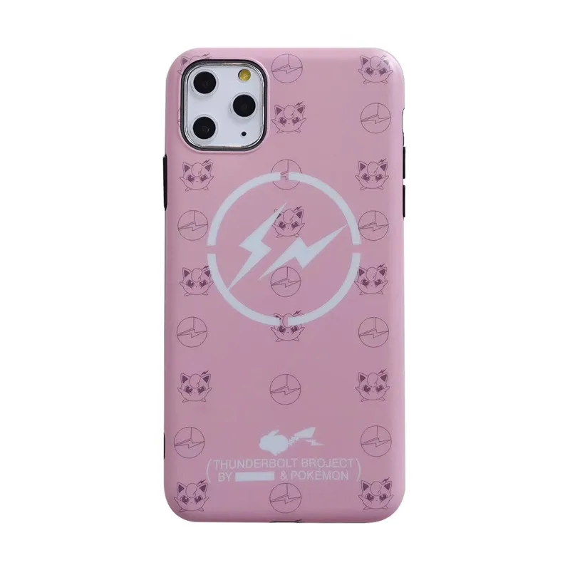 Милый чехол для телефона Pokemons Pika, забавный мультяшный чехол для Apple iPhone 6 6s 7 8 Plus X XS XR XS Max 11 Pro Max - Цвет: Pink