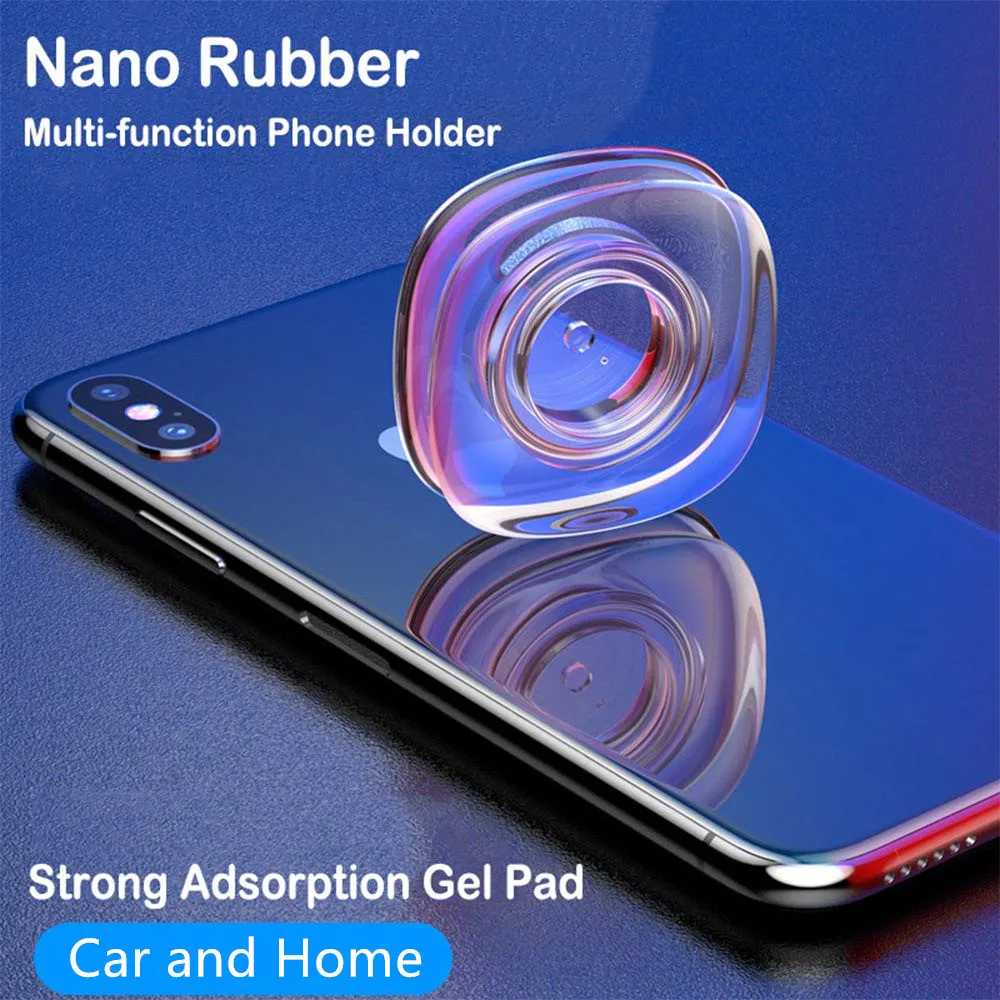 Lesion Nano Gel Pad Traceless Magic Stickers,Reusable Multi-Functional Universal Sticky Car Phone Holder 1 Pack Lesion Nano Gel Pad Traceless Magic Stickers,Reusable Multi-Functional Universal Sticky Car Phone Holder 1 Pack