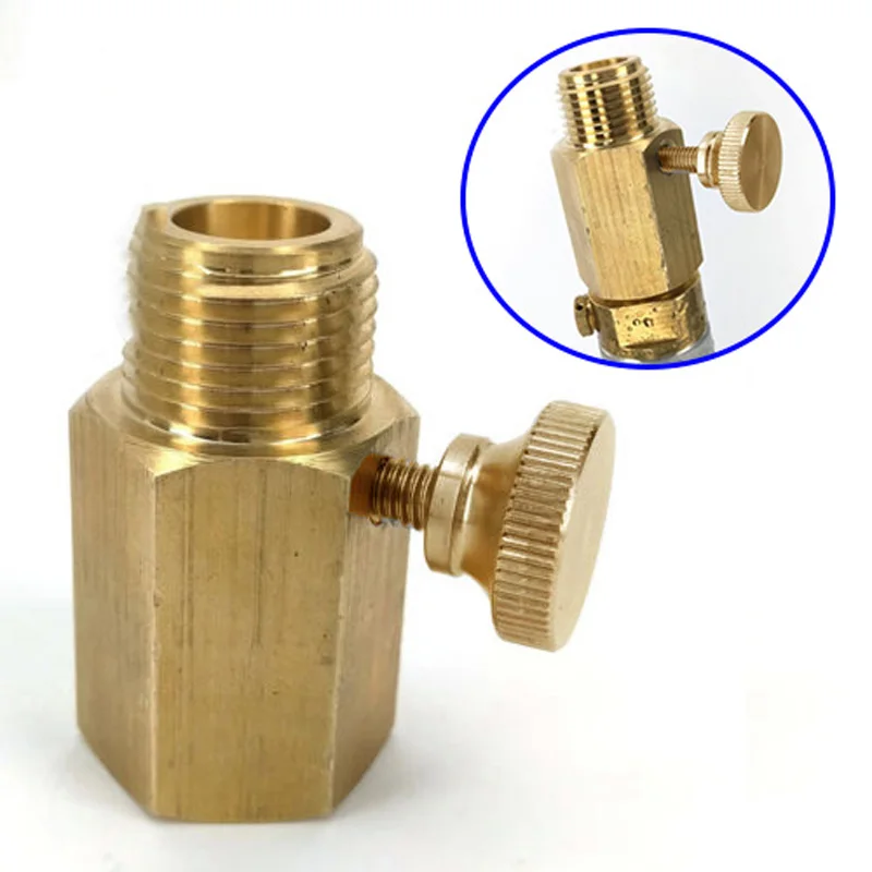 CO2 цилиндрический адаптер W/Pin Регулировка Латунный разъем W/переключатель 3 модели