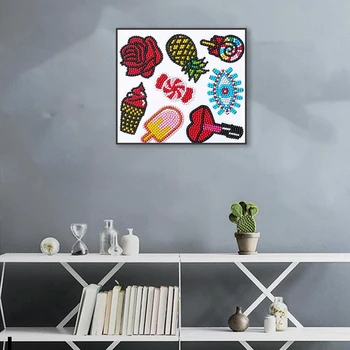 

DIY 5D Diamond Painting Kit for Adults Diamond Art Kit,Paint with Diamonds Embroidery Painting Cross Stitch - Ice Cream