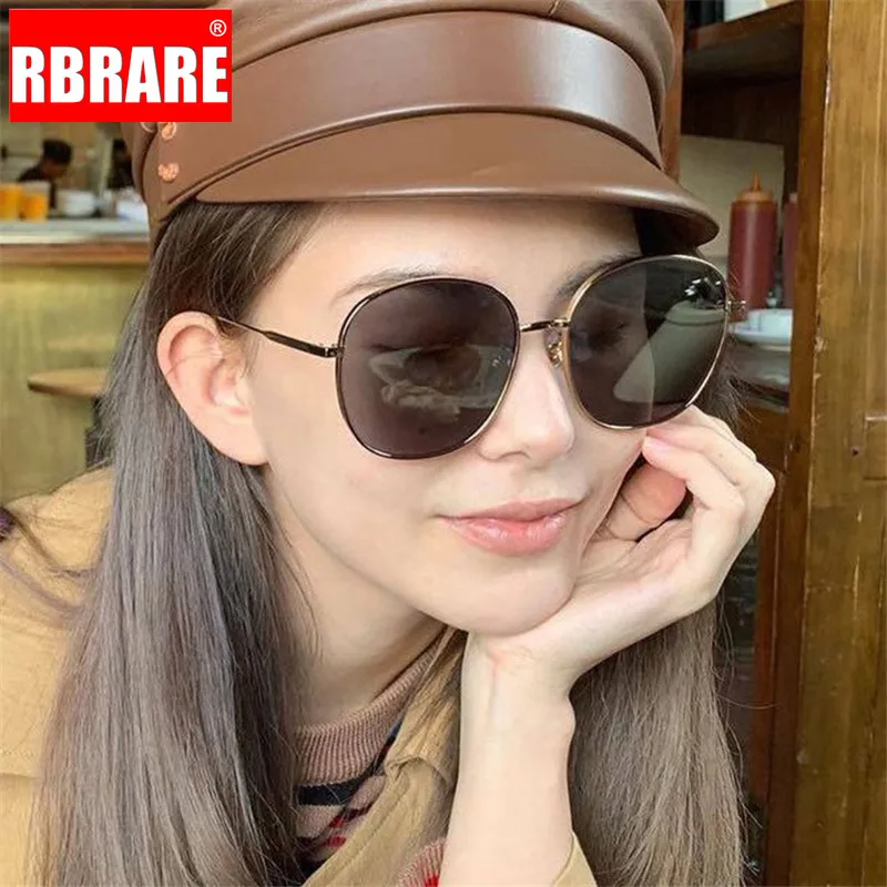 RBRARE, новинка, большая оправа, солнцезащитные очки для женщин, сплав, квадратные солнцезащитные очки для мужчин, металлический градиент, розовые солнцезащитные очки, Ретро стиль, зеркальные, негабаритные