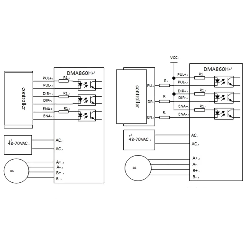 DMA860H Шаг Драйвер 2 фазы DSP микростеп драйвер для Nema 34 Nema 42 AC24-80V DC24-80V