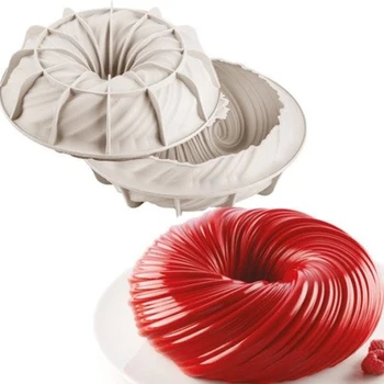 

Swirling Cake Mold Weaving Silicone Cake Tools For Baking Silicone Mold Dessert Mold Cake Decorating Tools Cake Tools Pastry Pan