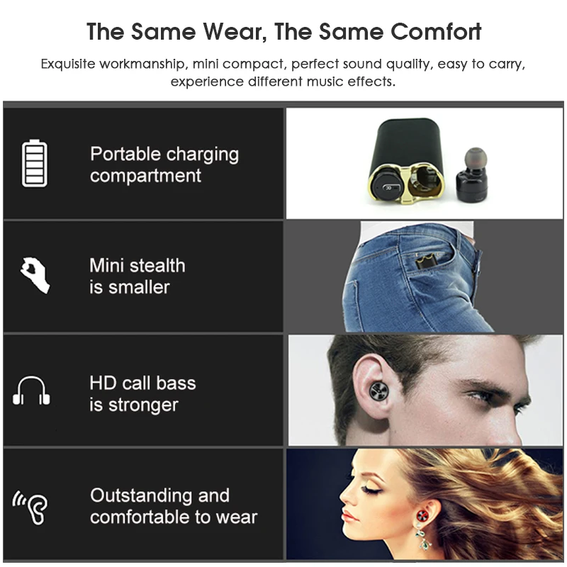 LEORY, беспроводные наушники с bluetooth 5,0, TWS, DSP, шумоподавление, Hi-Fi, глубокий бас, наушники, авто сопряжение, спортивные гарнитуры с микрофоном