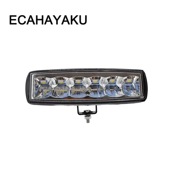 

ECAHAYAKU 30W barra led Offroad Car Bulb Spotlight 6 inch LED Work Light Waterproof Driving Lamp FOR Off Road SUV 4WD Boat Truck