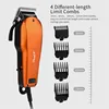 Ckeyin 220-240V Household Trimmer Professional Classic Haircut Corded Clipper for Men Cutting Machine with 4 Attachment Combs 40 ► Photo 3/6