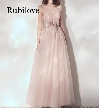 

Rubilove dress female 2019 summer new long party dress hosted tube top student foreign fairy