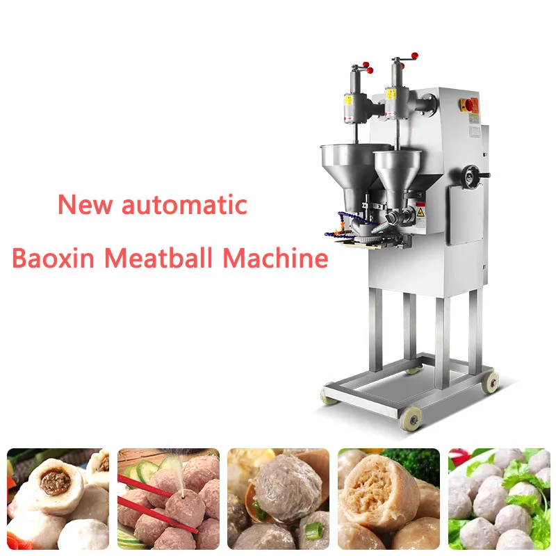 Коммерческий meatball производитель XZ-609 наполнение фрикадельница Автоматическая meatball формовочная машина 220-230 шт/мин 1.5кВт