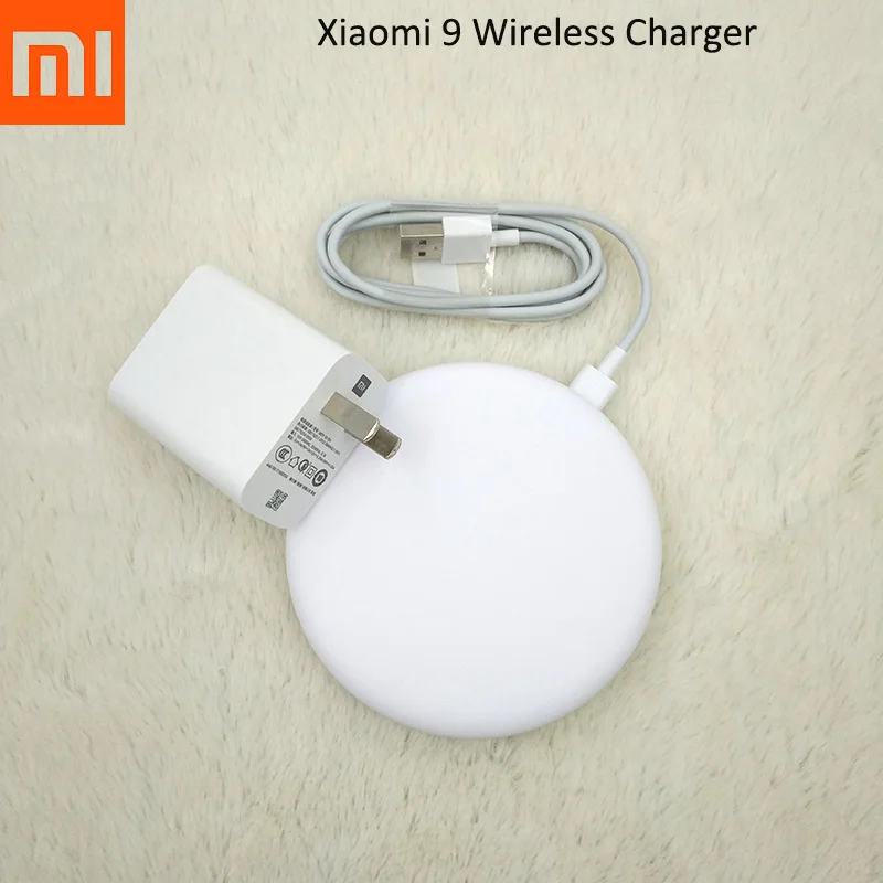 

100% Original 27W Xiaomi 9 Quick Charge Wireless Charger 20W Max 15V Type C Cable 1M For Mi 9 MiX 2S 3 Qi EPP10W Multiple Safe