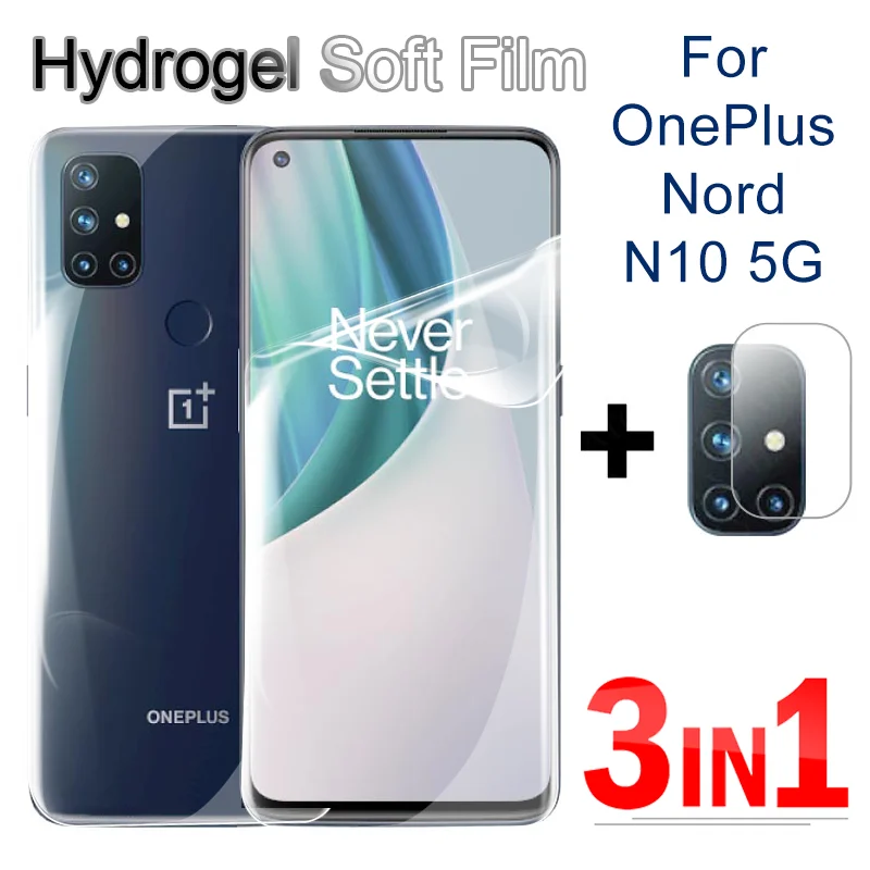 3 In 1 Front Back Lens Hydrogel Film For Oneplus Nord N 10 5g Screen Protector Camera Lens Soft Tempered Glass On One Plus Phone Screen Protectors Aliexpress 3 In 1 Front Back Lens Hydrogel Film For Oneplus Nord N 10 5g Screen Protector Camera Lens Soft Tempered Glass On One Plus Phone Screen Protectors Aliexpress