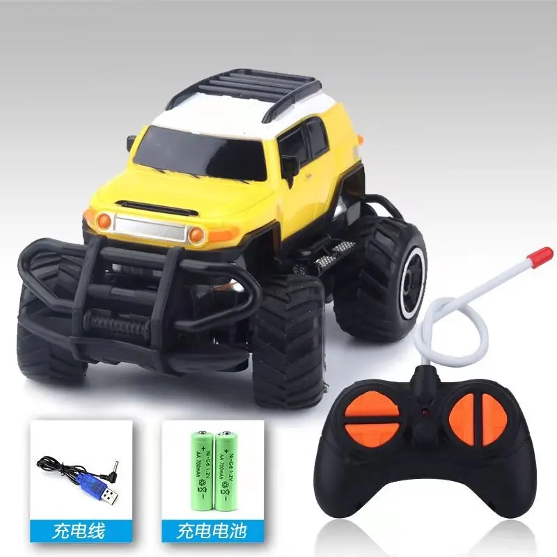 

Explosion toy boy four-way remote control car electric wireless remote control big foot four-wheel drive off-road vehicle