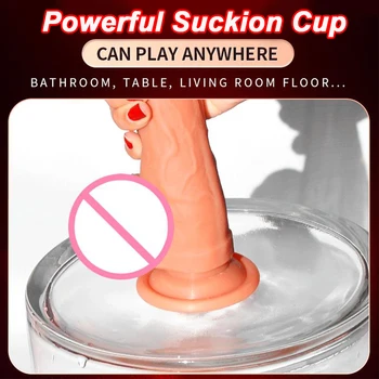 Automatic Telescopic Heating Dildo Vibrator Huge penis Suction Cup Dildo Big Soft Silicone Realistic Dildos Sex Toys for Woman 5