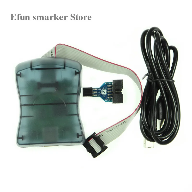 Atmel AT AVRISP mkII XP2 AVR ISP mk2 USB In-System программатор поддерживает Studio 4 &amp 5 6 7 | Электронные