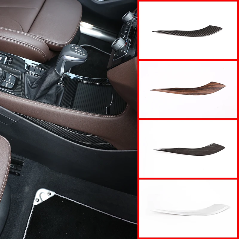 ABS пластик центральной консоли украшения полосы Накладка для BMW X1 F48- BMW X2 F47- левосторонний привод аксессуары