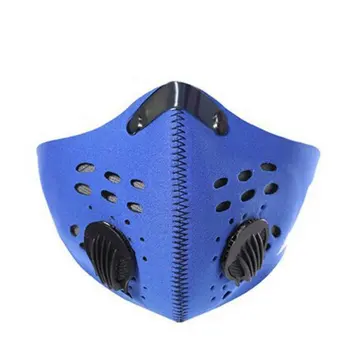 

Anti-fog pm2.5 Breathable Cycling Face Mask Sport Training Anti-Pollution Running Mask With Activated Carbon Filter