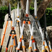 AIRAJ мощные садовые секаторы высокий филиал секатор инструмент Бытовая длинная ручка газон ножницы из нержавеющей стали с перчатками