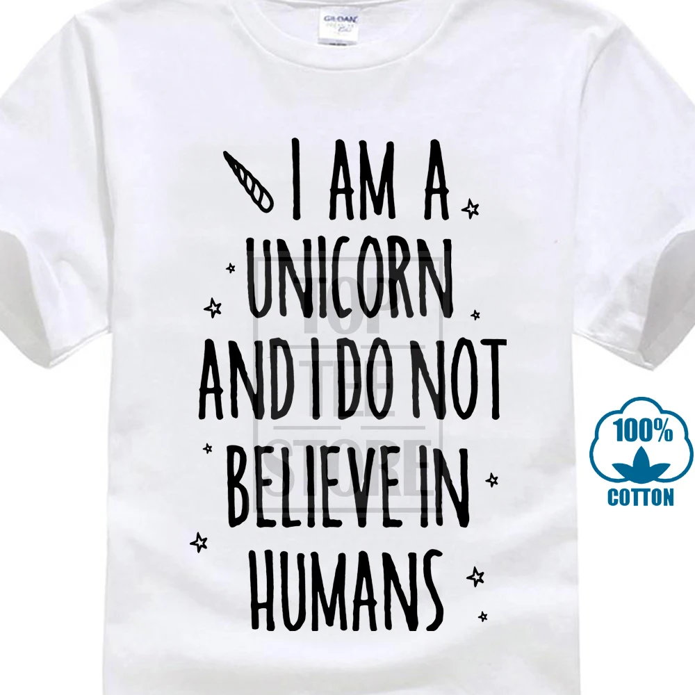 Винтаж футболки мужская I Am A Unicorn не считаем что у людей мифическое животное аниме