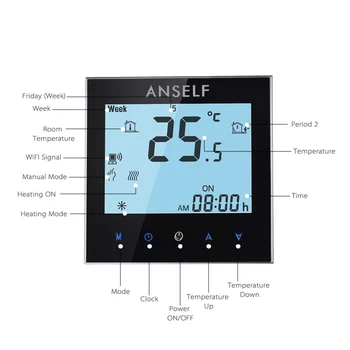 

New WIFI Smart Thermostat for Floor Water Heating System Temperature Controller Home Improvement Product 3A 110~240V