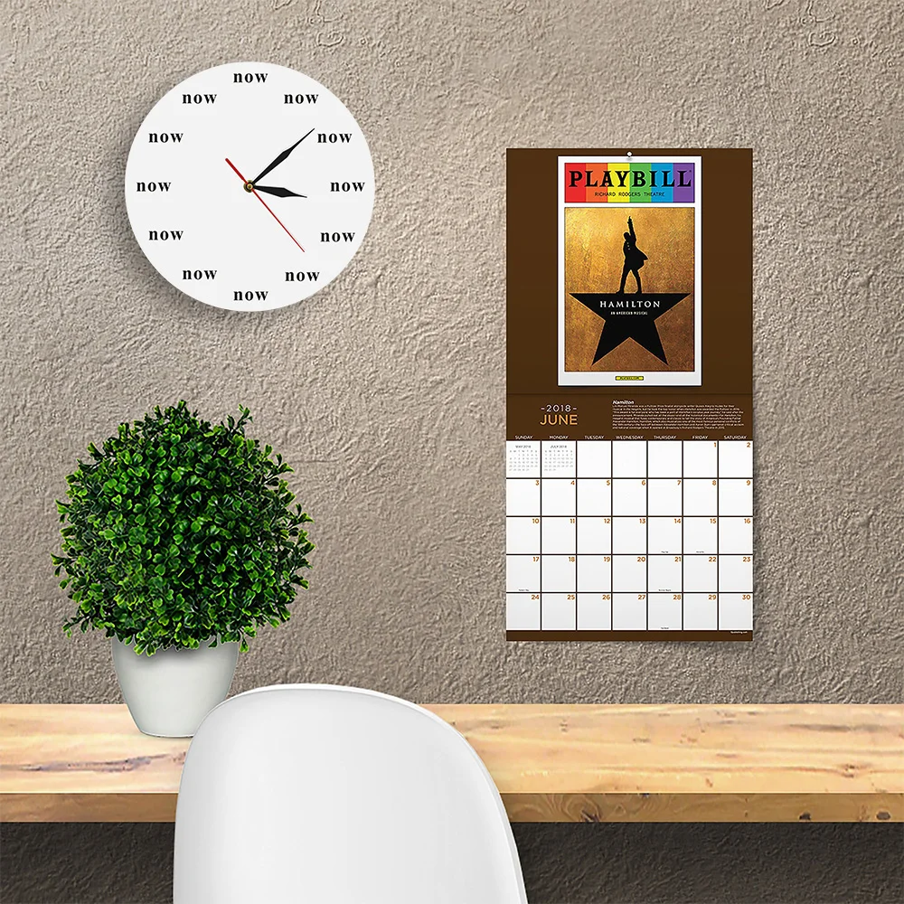 The Time is Now Wall Clock Now Time Motivational Clock Mindfulness Gift The Power of Now Your Daily Reminder to Live in the Now gold wall clock