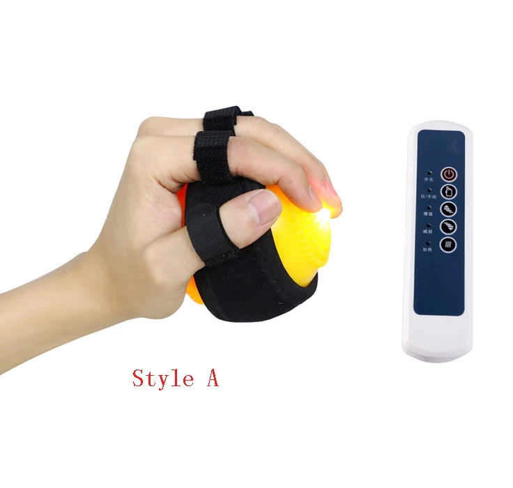 Style A Инфракрасный тепловой компресс Массажер для рук восстановление пальцев тренировка запястья для дистонии инсульта спорта Фитнес восстановление здоровья - Цвет: Style A