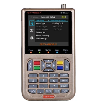 

DVB S2 GTMEDIA/Freesat V8 Finder HD Digital Satellite Finder High Definition SatFinder location Satellite Meter 1080P