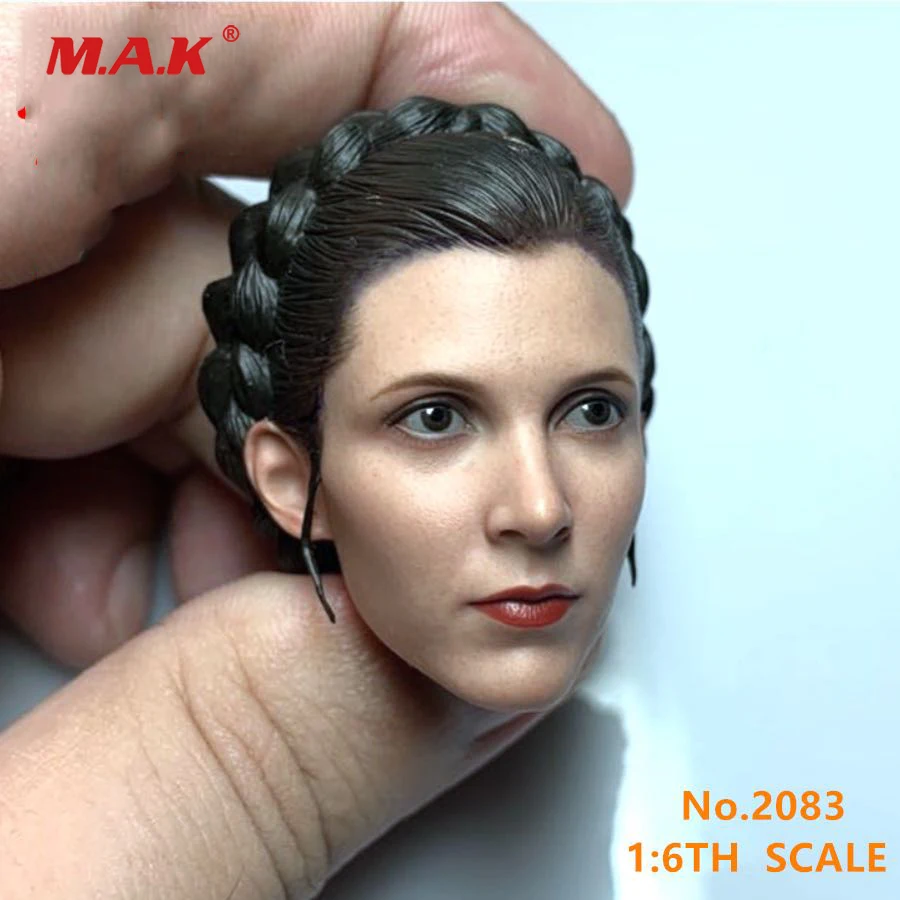 

1/6 Leia Princess Organa Solo Head Sculpt Fit 12'' Female PH TBL Action Figure body in stock