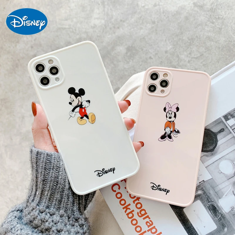 Disney Original Cartoon Mickey Mouse Soft Case For Iphone 12 11 Pro Xs Max Xr X Cases For Iphone 7 8 Plus Se Phone Covers Coque Phone Case Covers Aliexpress