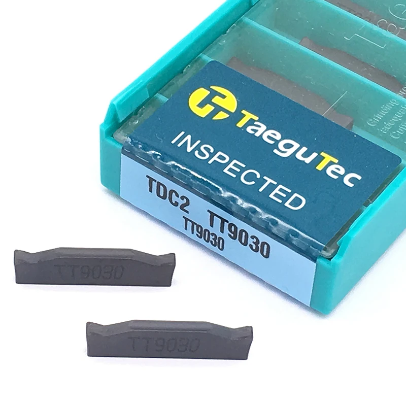 10 шт. TDC2 TT9030 2 мм карбидные пластины TaeguTec фрезерный токарный инструмент с ЧПУ