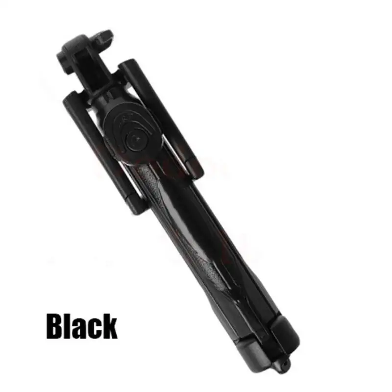 3 в 1 Bluetooth селфи палка штатив выдвижной монопод для iPhone XR X 7 6s Plus для samsung для huawei Универсальный штатив - Цвет: Черный