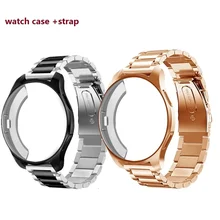 

Metal Strap+Protective Case For Samsung Galaxy Watch 3 41/45mm Strap Bracelet for Galaxy 42/46mm Watch Active 2 Bands