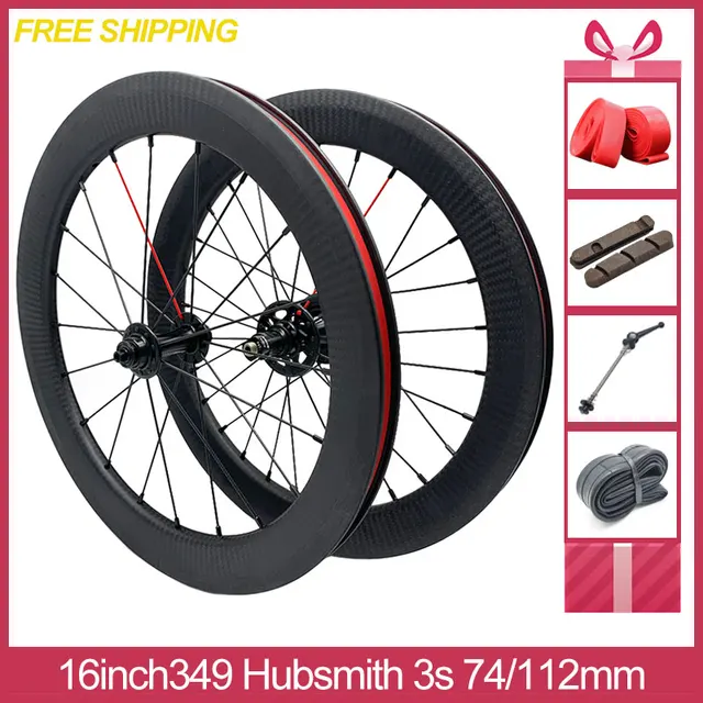Hubsmith 28H 3 Speed Front and Rear Hub Set for folding bike brompton dahon