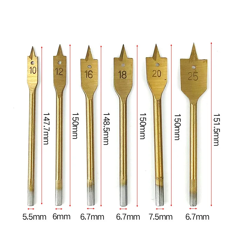 1 Набор 10 25 мм DIY Деревообрабатывающие инструменты для дрели промышленная лопатка