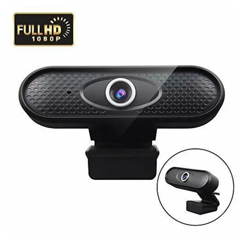 

1080P H-D Webcam High Resolution Computer Peripherals Plastic Built In Microphone for PC Computer