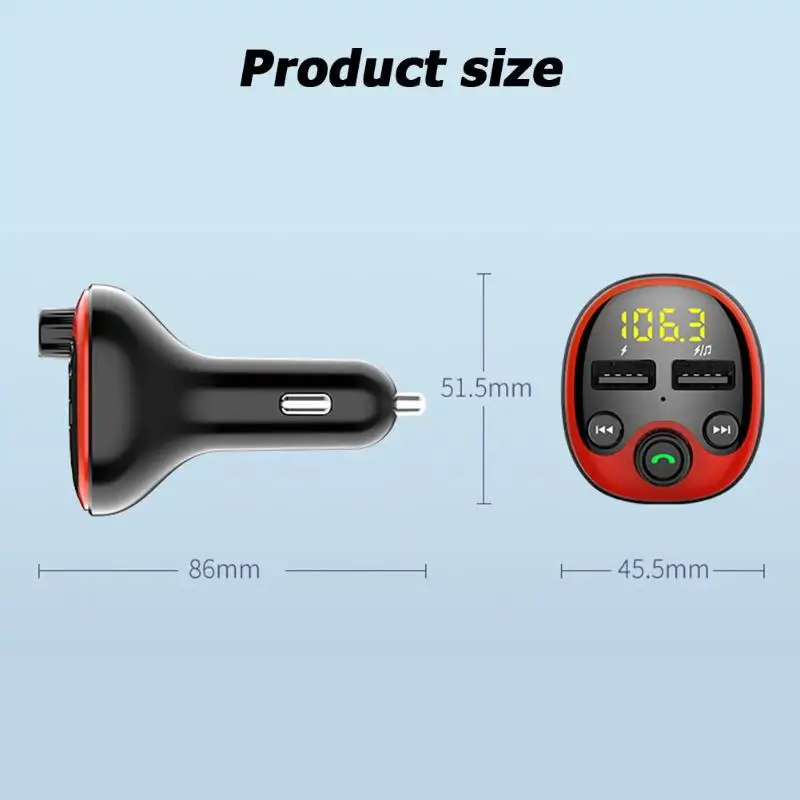 BT21 Bluetooth fm-передатчик Handsfree автомобильный комплект MP3-плеер USB зарядное устройство 12 в 24 В Поддержка Bluetooth громкой связи