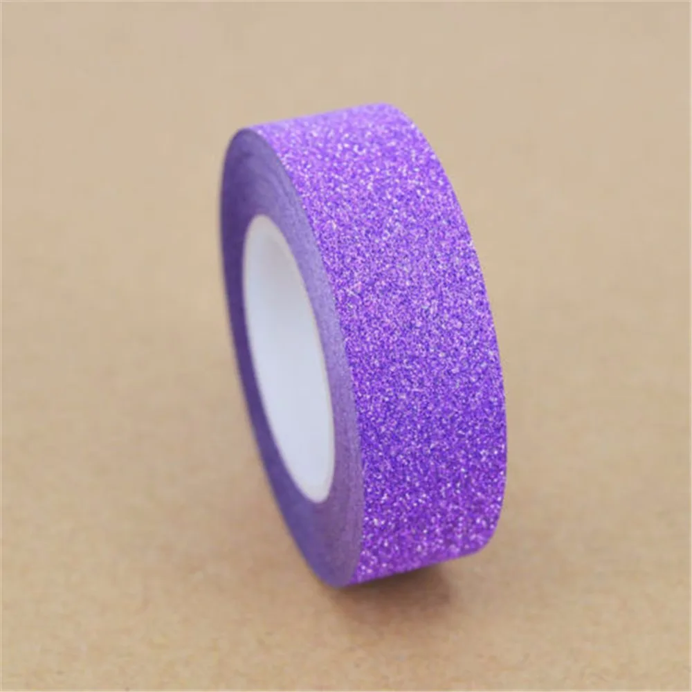 Glitter Paper purple Шикарные самоклеящиеся акриловые стразы, палочка для скрапбукинга, Рождественская вечеринка, свадебное украшение для дома, аксессуары для рукоделия - Цвет: Glitter Paper purple