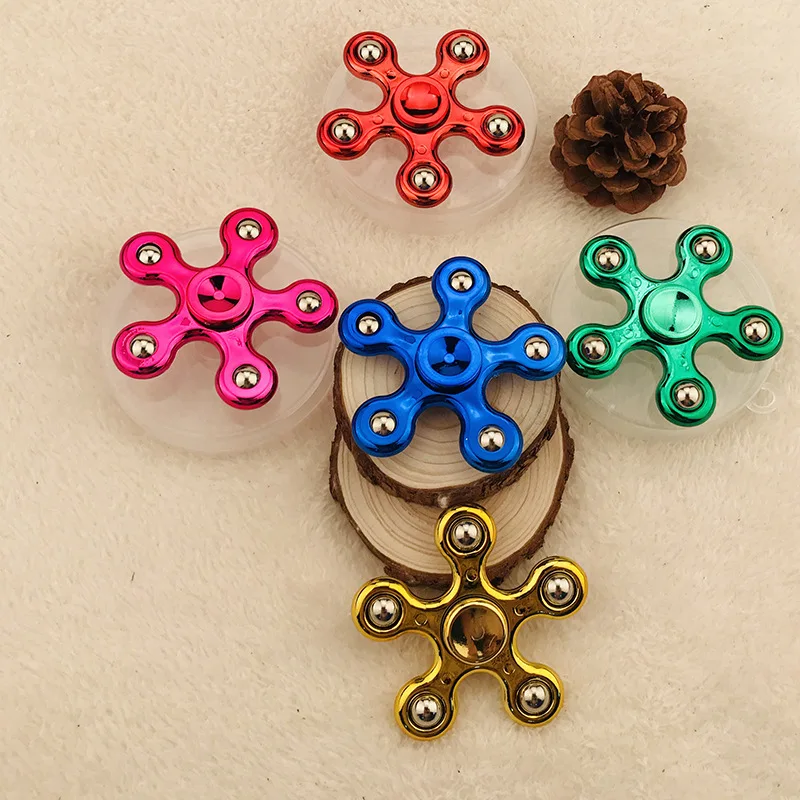 Спиннер-Спиннер Finger Spinner wu zhu Five Leaves Five Spinner между вашей фигурой, долговечная вращающаяся детская игрушка для взрослых