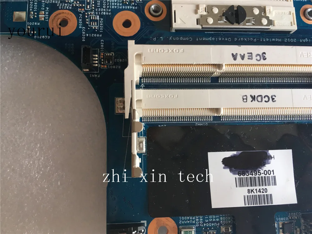 Yourui для hp Probook 4540 4441 Материнская плата ноутбука 683495-001 683495-501 DDR3 тестирование pk