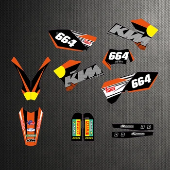 

Motorcycle stickers modified custom car decals membrane protective film this would apply to KTM SXF XCF EXC XCW Cross-country664