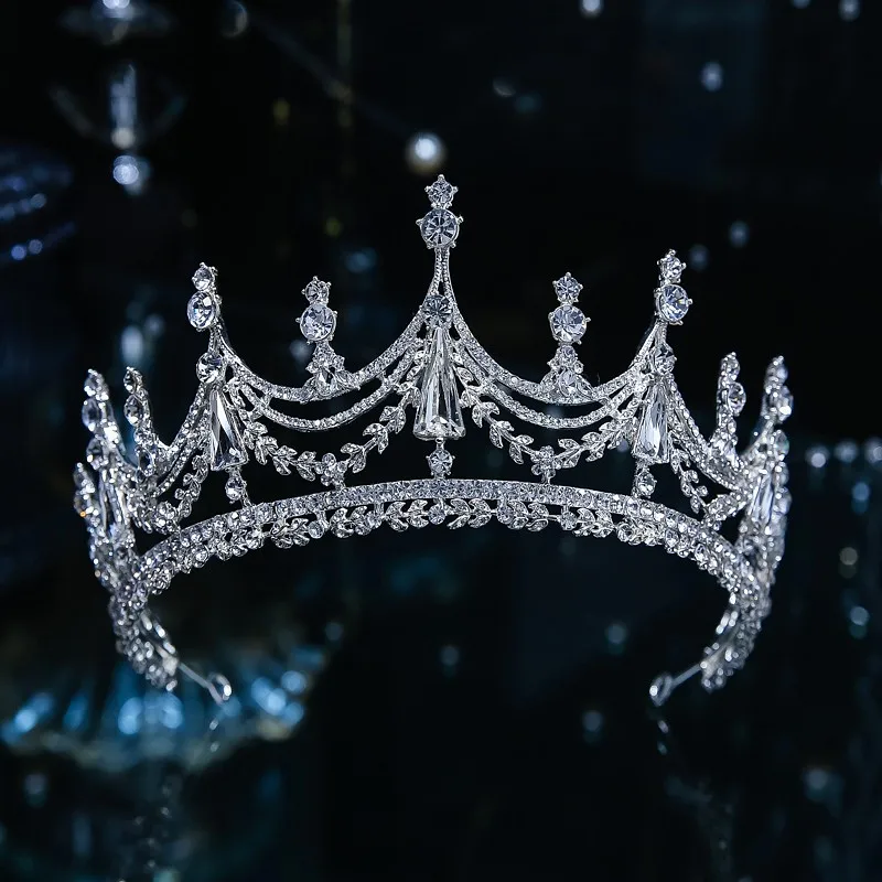 Bridal Tiaras Crown Rhinestone Pageant Diadema Collares Headpieces Wedding Hair Accessories
